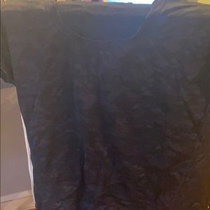 Lululemon black camo t-shirt, size 6